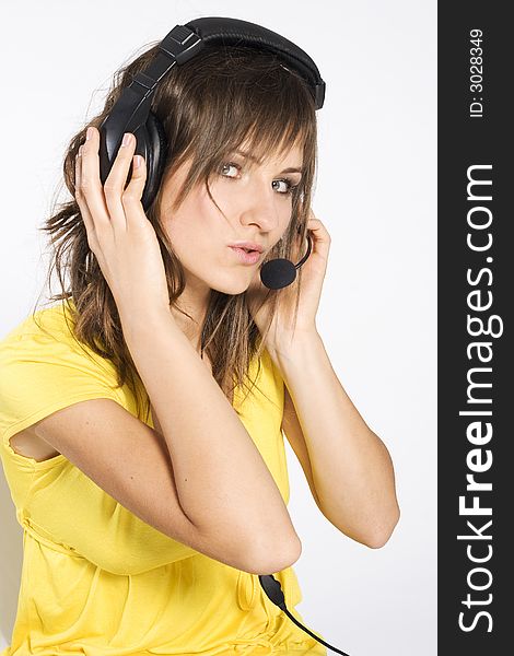 Girl With Headphones