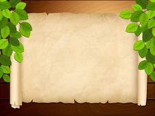 Old Paper On The Wooden Background Stock Photography Old Paper On The Wooden Background Stock Photography
