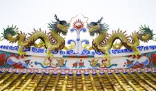 Colorful Dragon Statue Royalty Free Stock Photography Colorful Dragon Statue Royalty Free Stock Photography