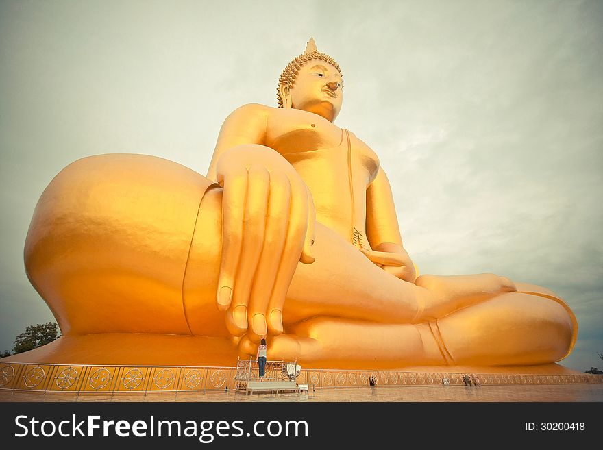 Giant Big Buddha in Thailand. Giant Big Buddha in Thailand