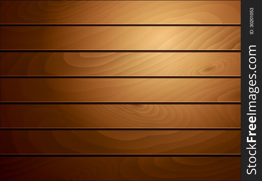 Vector illustration of a wooden texture