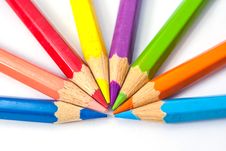 Seven Color Pencils Stock Images Seven Color Pencils Stock Images