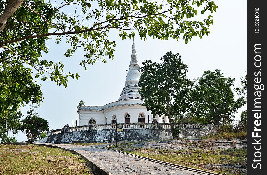Phra Chudadhuj Palace Directory at Ko Sichang island,Thailand