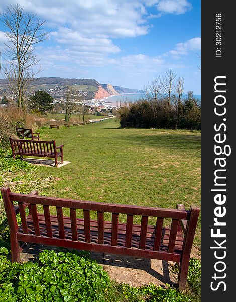 Bench Seat Sidmouth Devon England