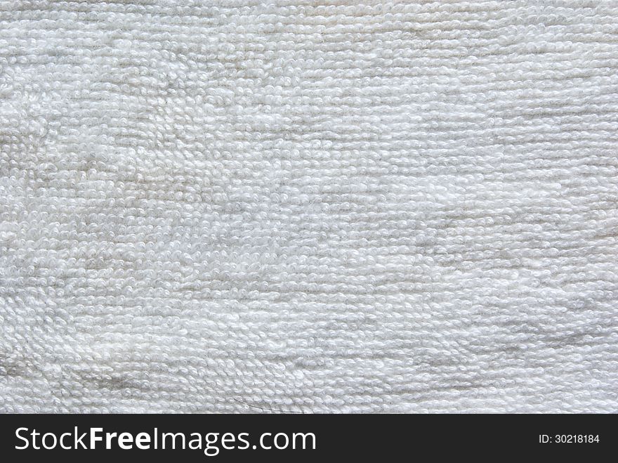 Clean white towels background pattern