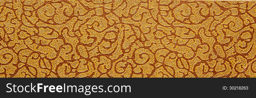 Golden pattern in Chinese style