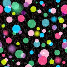 Seamless Vivid Pattern With Balls Stock Photo Seamless Vivid Pattern With Balls Stock Photo