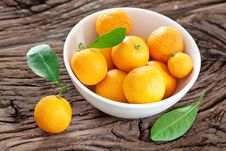 Tangerines In A Bowl. Stock Image