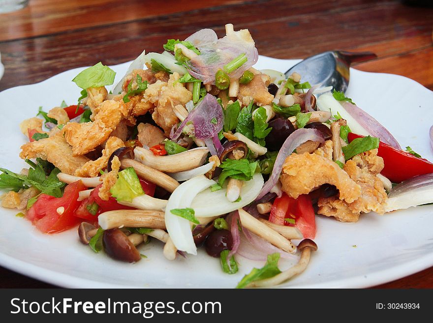 Thai Chicken Sour Salad