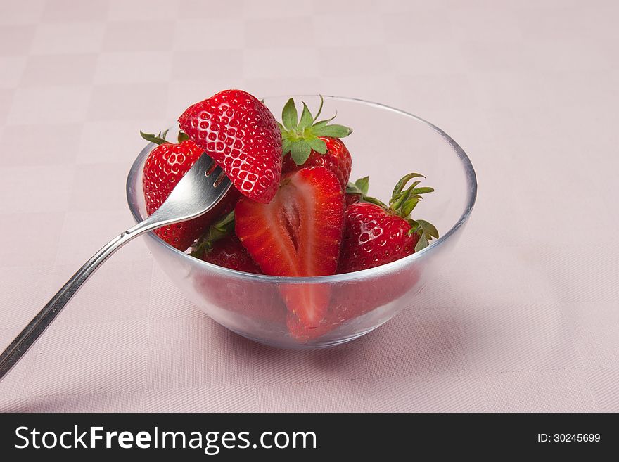Strawberries cup, italian fresh fruit
