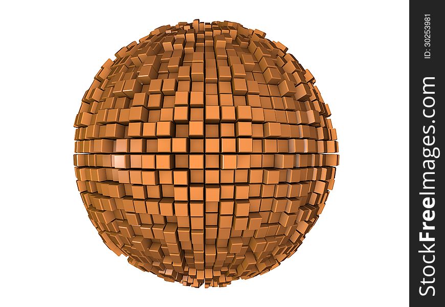 Sphere from cubes.complex of cubes. Sphere from cubes.complex of cubes.