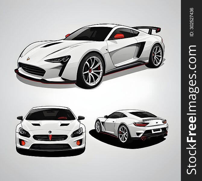 Sleek Car Collection (Free sticker)