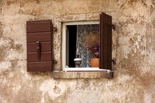 Old Window Stock Photography