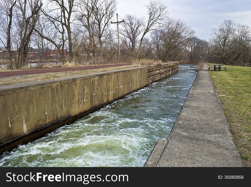 A view of the Delaware and Raritan State Park in Bound Brook, New Jersey. A view of the Delaware and Raritan State Park in Bound Brook, New Jersey.