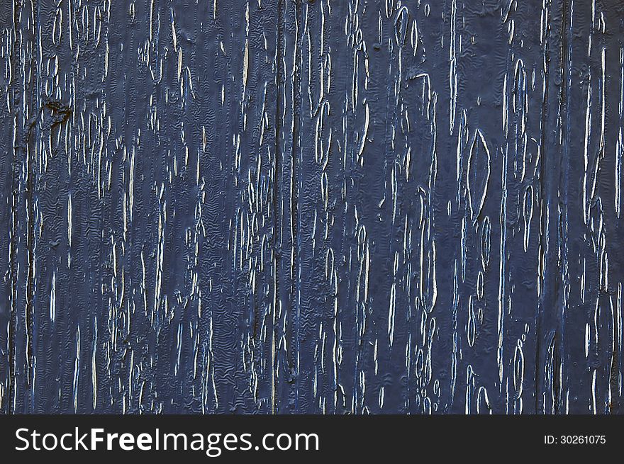 Wood texture painted in blue