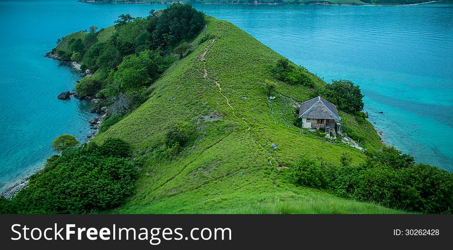 Island Seraya From The Top