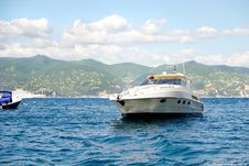 Small Yacht In Portofino Stock Photography Small Yacht In Portofino Stock Photography