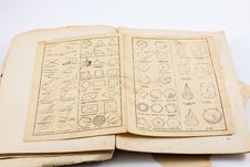 Old Book Of Geometry Royalty Free Stock Photos