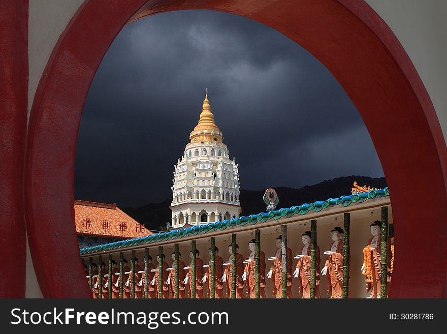 Kek Lok Si Buddhist Temple at UNESCO's World Heritage Site of George Town, Penang, Malaysia