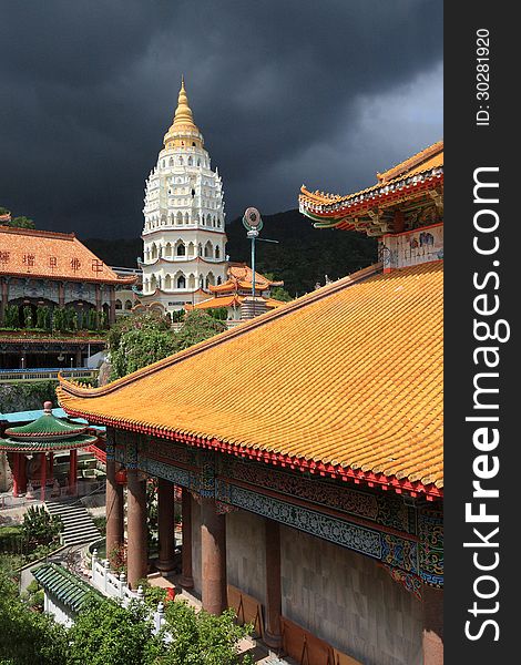 Kek Lok Si Buddhist Temple at UNESCO's World Heritage Site of George Town, Penang, Malaysia