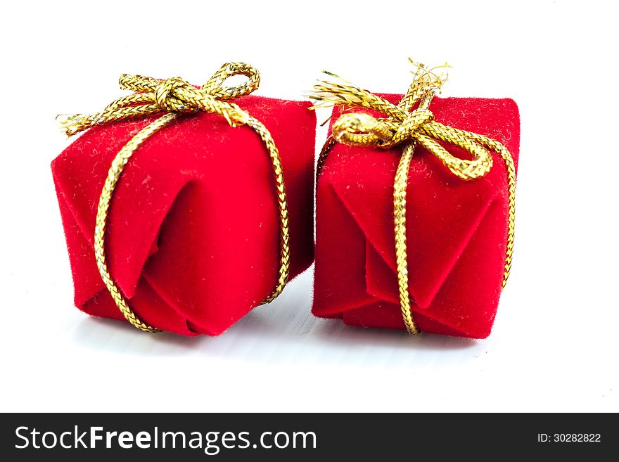 Red gift box for any anniversary