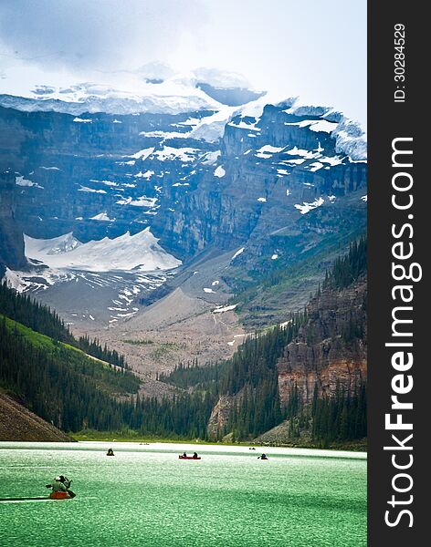 Lake Louise where is the most beautiful place for travel in Alberta,Canada.
