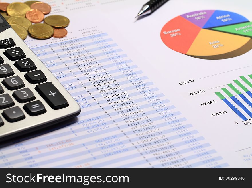 Financial statements review and analyze with colorful charts and tables. Financial statements review and analyze with colorful charts and tables.