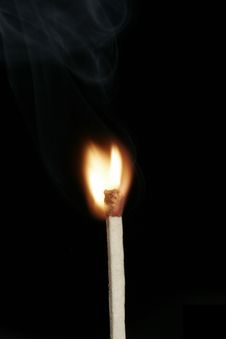 Matchstick Flame Stock Photography Matchstick Flame Stock Photography