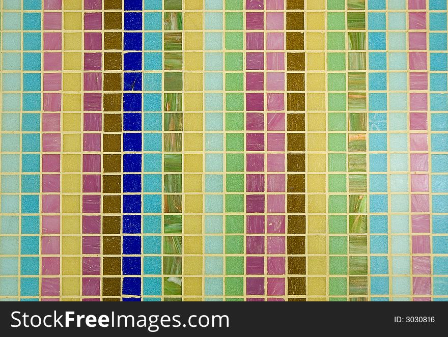 Multicolored tessellated mosaic texture for abstract background. Multicolored tessellated mosaic texture for abstract background