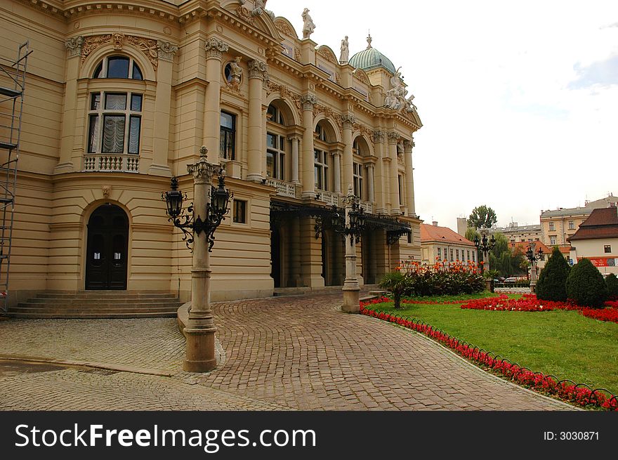 A krakow opera house, poland