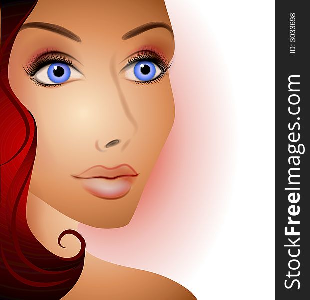 Attractive Redhead Portrait