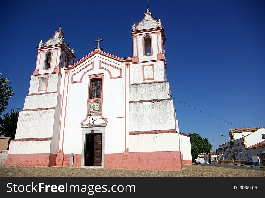 Church Towers In Portugal.