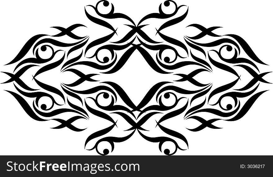 Abstract decoration illustration  design art style