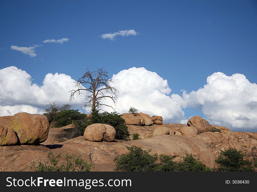 Granite And Clouds