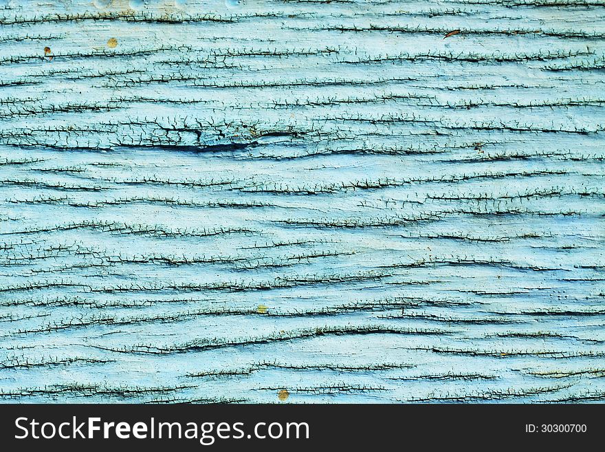 Surface of old wood Paint over with color blue. Surface of old wood Paint over with color blue