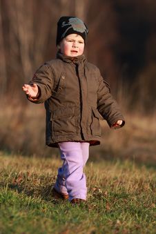 Little Boy Running Royalty Free Stock Photography Little Boy Running Royalty Free Stock Photography