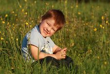 Little Boy Laughing Royalty Free Stock Photography Little Boy Laughing Royalty Free Stock Photography