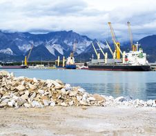 Harbour In Carrara Stock Image Harbour In Carrara Stock Image