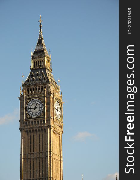Clock face of Big Ben, Westminster