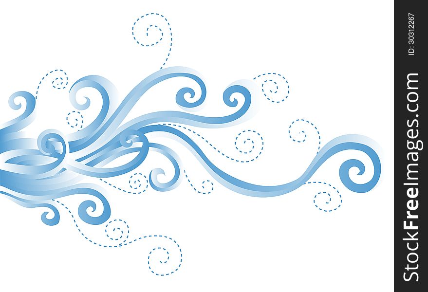 Beautiful wave background for your design