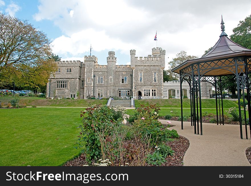 The castle at whitstable in kent in england. The castle at whitstable in kent in england