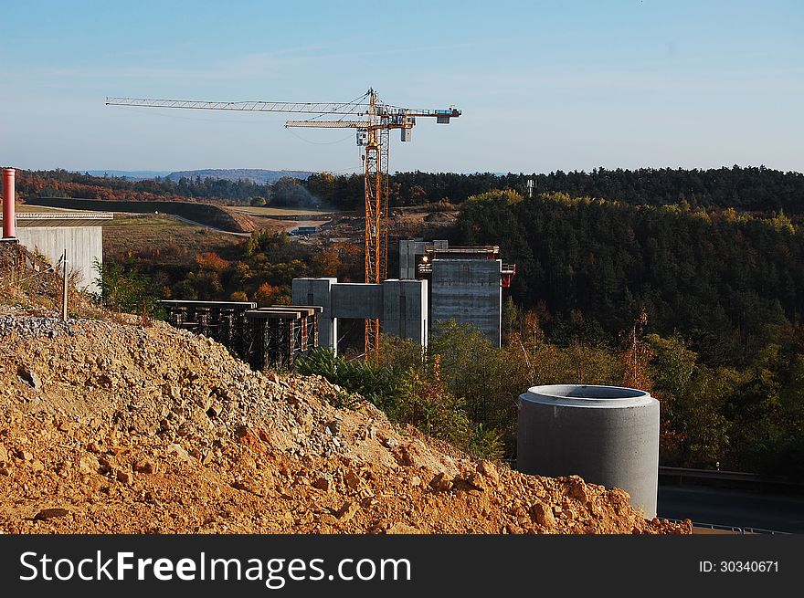 Highway Bridge Construction