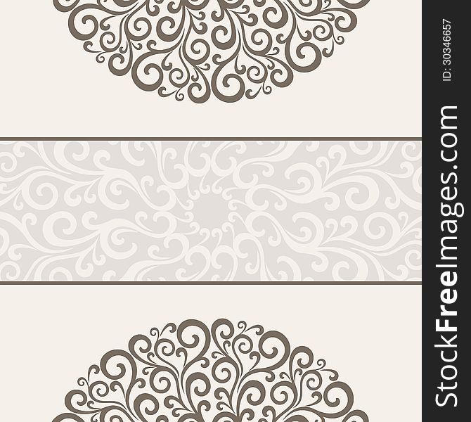 Abstract Invitation Card