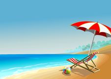 Summer Beach Royalty Free Stock Image Summer Beach Royalty Free Stock Image