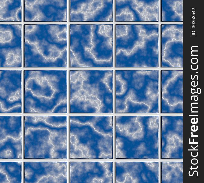 Blue square spotted tile seamless background. Blue square spotted tile seamless background