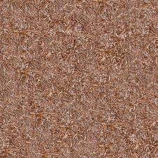 Seamless Texture Of Brown Decorative Plaster Wall. Royalty Free Stock Photography
