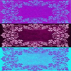 Abstract Floral Motif Collage In Turquoise Violet And Purple Colors Royalty Free Stock Photography Abstract Floral Motif Collage In Turquoise Violet And Purple Colors Royalty Free Stock Photography
