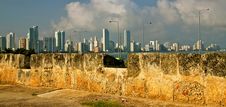 Old And New Cartagena Royalty Free Stock Photo Old And New Cartagena Royalty Free Stock Photo