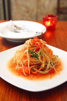 Papaya Salad Stock Images Papaya Salad Stock Images