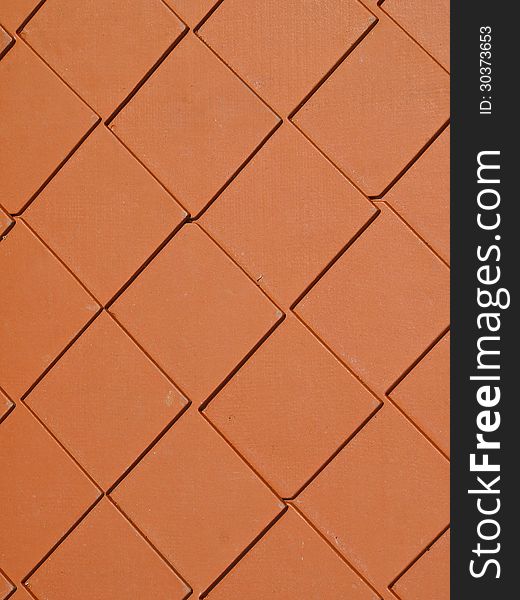 Closeup for pattern of square tile roof. Closeup for pattern of square tile roof